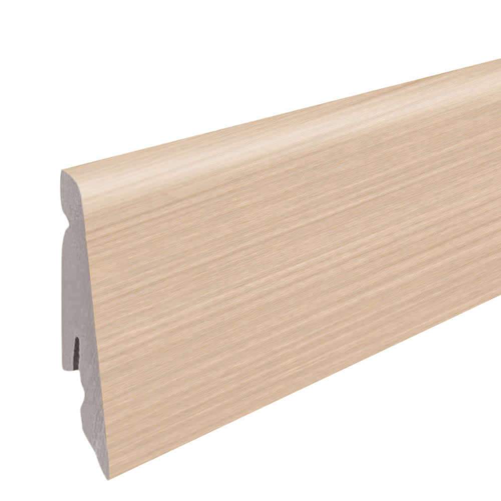 Stecksockelleiste 19x58mm 2,2m MDF-foliert Ahorn*