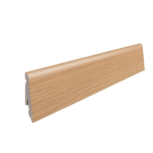 Stecksockelleiste 19x58mm 2,2m MDF-foliert Buche*