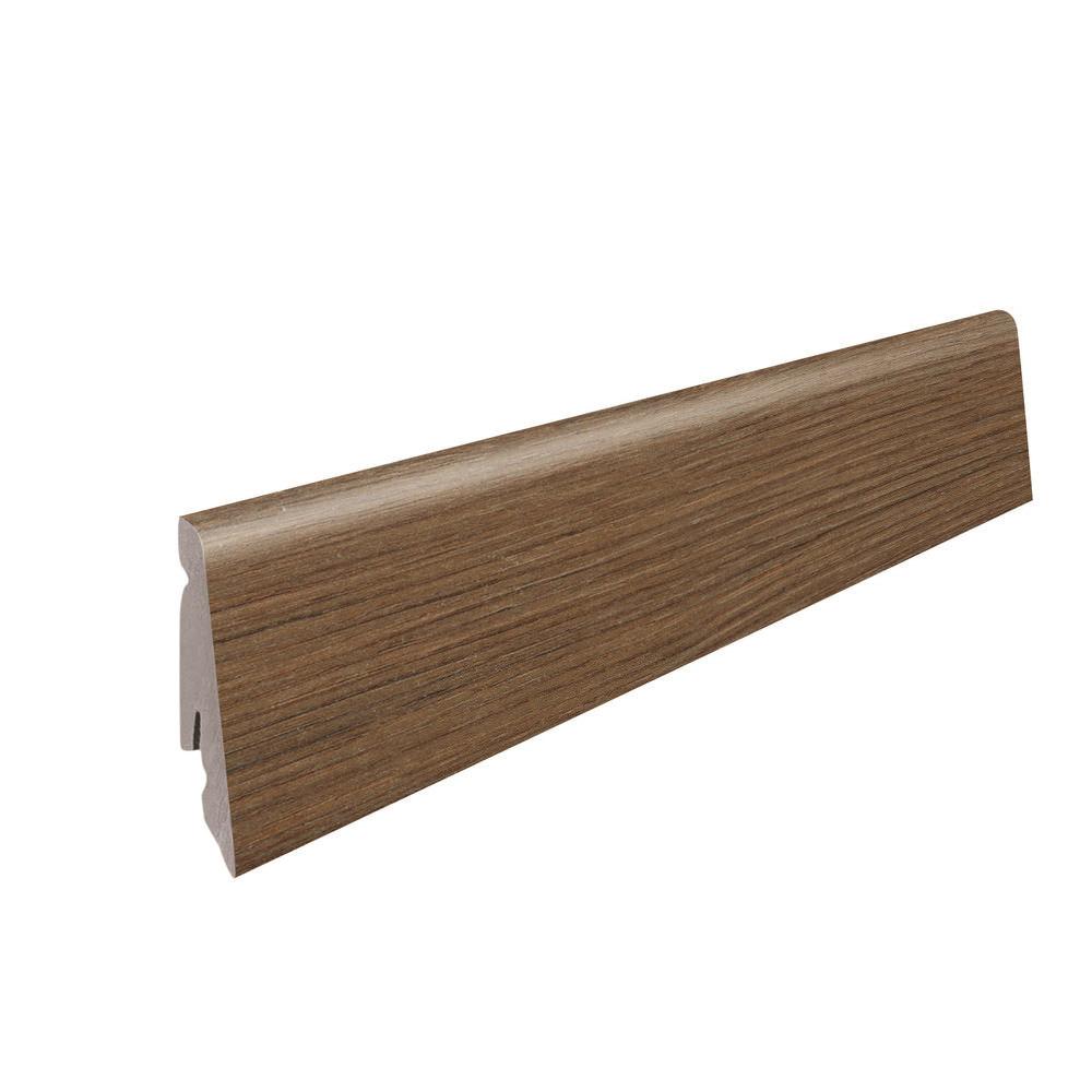 Stecksockelleiste 19x58mm 2,2m MDF-foliert Eiche Bari bernstein*
