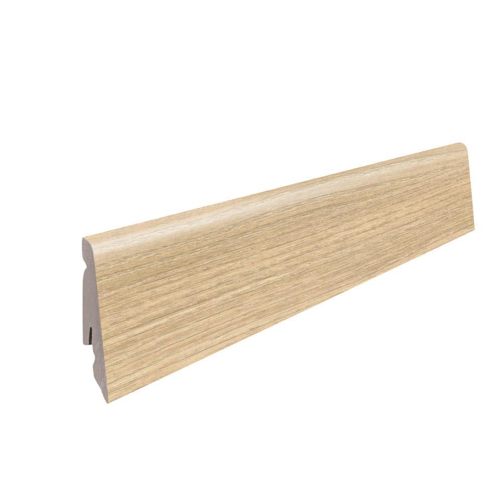 Stecksockelleiste 19x58mm 2,2m MDF-foliert Eiche Breda puro / Kastanie Varese*