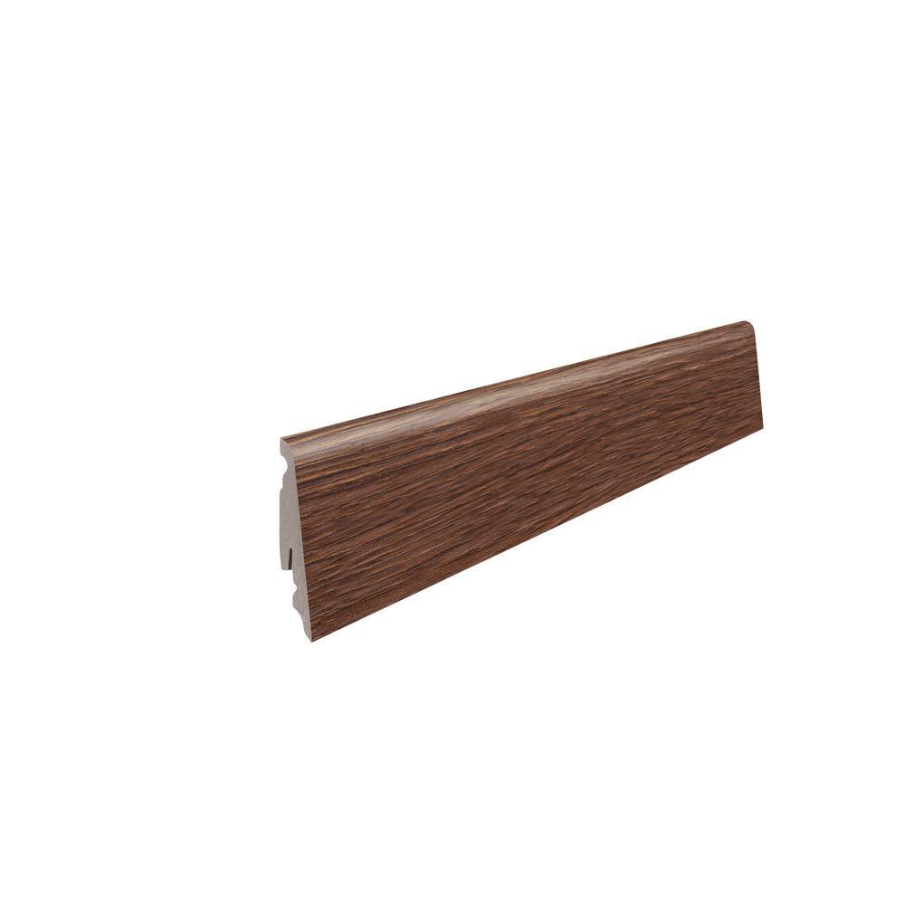 Stecksockelleiste 19x58mm 2,2m MDF-foliert Eiche Contura geräuchert*