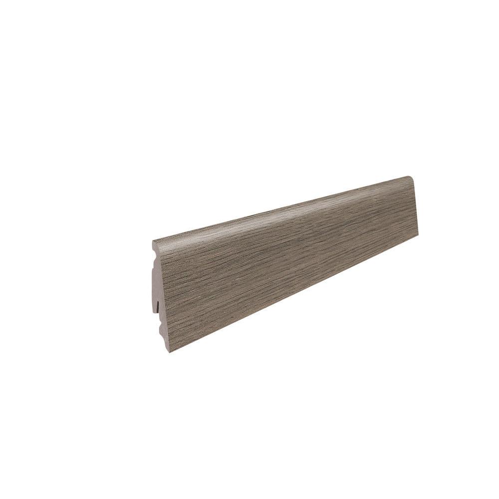 Stecksockelleiste 19x58mm 2,2m MDF-foliert Eiche Eleganza antikgrau*