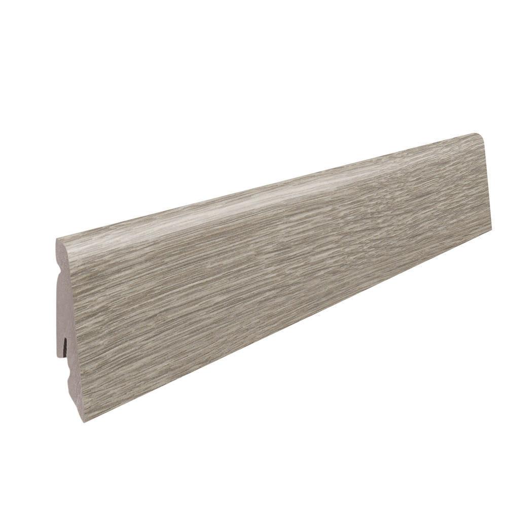 Stecksockelleiste 19x58mm 2,2m MDF-foliert Eiche Flavia grau*