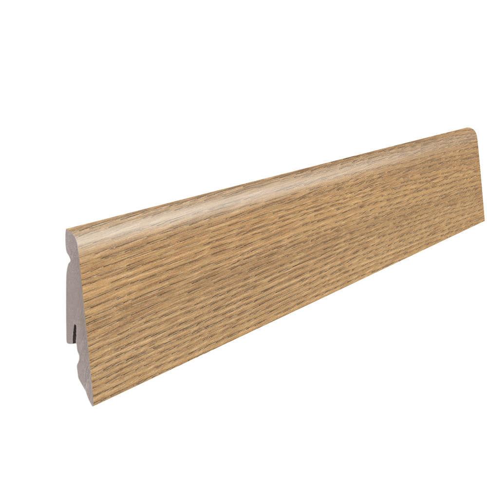 Stecksockelleiste 19x58mm 2,2m MDF-foliert Eiche Flavia natur*