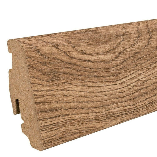 Stecksockelleiste 19x58mm 2,2m MDF-foliert Eiche Portland natur*
