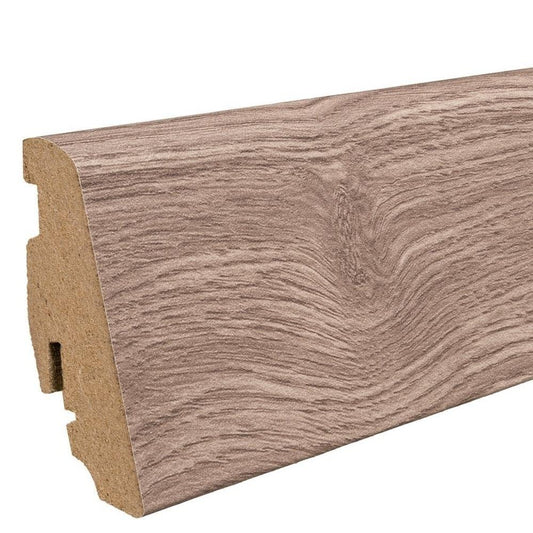 Stecksockelleiste 19x58mm 2,2m MDF-foliert Eiche Veneto crema*