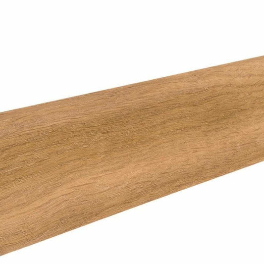 Stecksockelleiste Massivholzkern 19x39mm geschwungen 2,5m furniert geölt Eiche