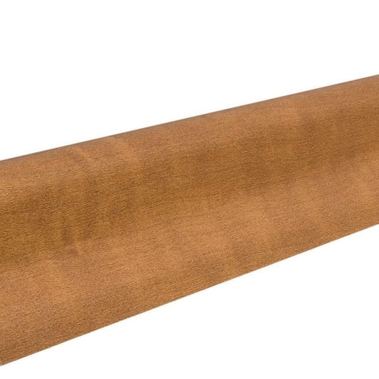Stecksockelleiste Massivholzkern 19x39mm geschwungen 2,5m furniert matt-versiegelt Amerikanischer Kirschbaum