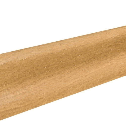 Stecksockelleiste Massivholzkern 19x39mm geschwungen 2,5m furniert matt-versiegelt Eiche