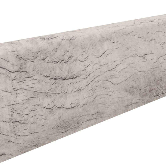 Stecksockelleiste Massivholzkern 19x58mm 2,2m foliert wasserresistent Antikeiche creme*