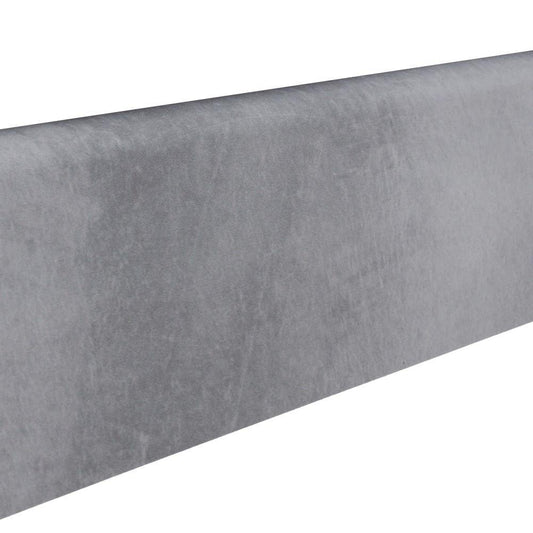 Stecksockelleiste Massivholzkern 19x58mm 2,2m foliert wasserresistent Beton grau*