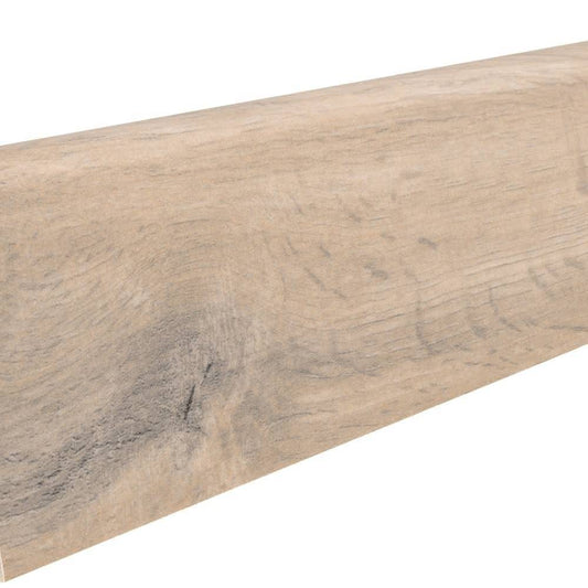 Stecksockelleiste Massivholzkern 19x58mm 2,2m foliert wasserresistent Eiche Jubilé*