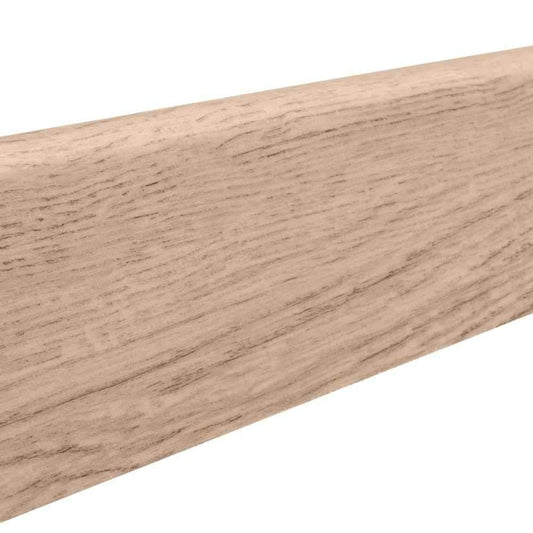 Stecksockelleiste Massivholzkern 19x58mm 2,2m foliert wasserresistent Eiche Lavida*