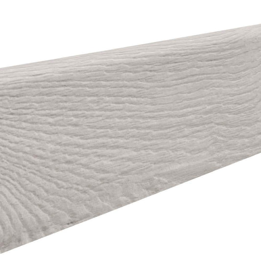 Stecksockelleiste Massivholzkern 19x58mm 2,2m foliert wasserresistent Eiche Ontario weiß*