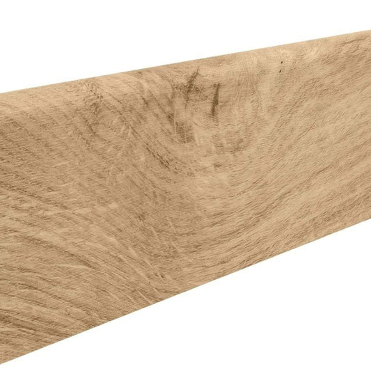 Stecksockelleiste Massivholzkern 19x58mm 2,2m foliert wasserresistent Eiche Phoenix*