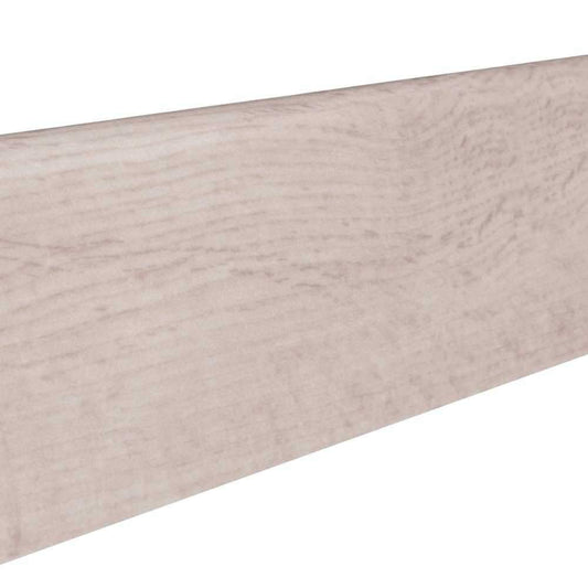 Stecksockelleiste Massivholzkern 19x58mm 2,2m foliert wasserresistent Eiche Provence creme*