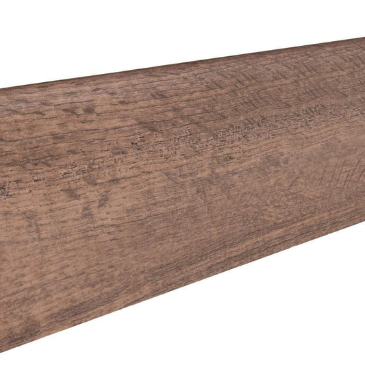 Stecksockelleiste Massivholzkern 19x58mm 2,2m foliert wasserresistent Eiche Provence geräuchert*