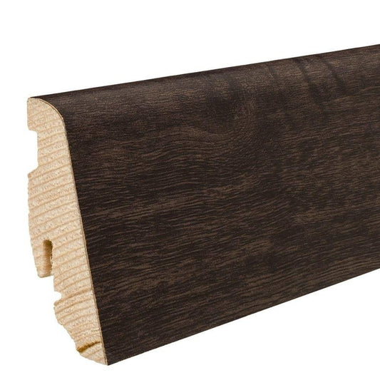 Stecksockelleiste Massivholzkern 19x58mm 2,2m wasserresistent Franz. Räuchereiche*