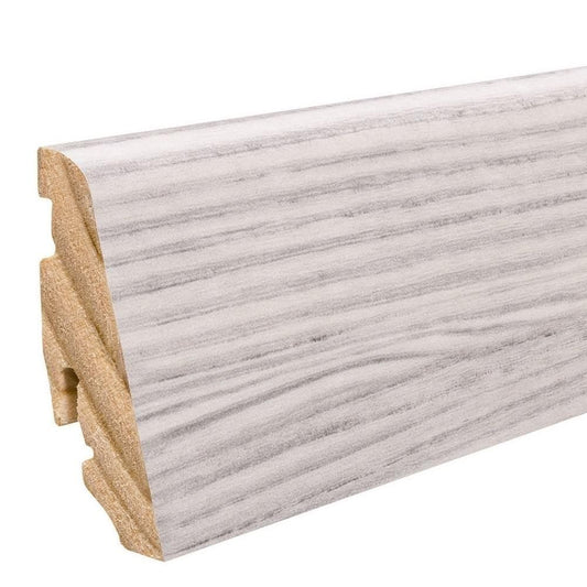 Stecksockelleiste Massivholzkern 19x58mm 2,2m wasserresistent Pinie Nordica*