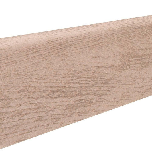 Stecksockelleiste Massivholzkern 19x58mm 2,2m wasserresistent Sandeiche*
