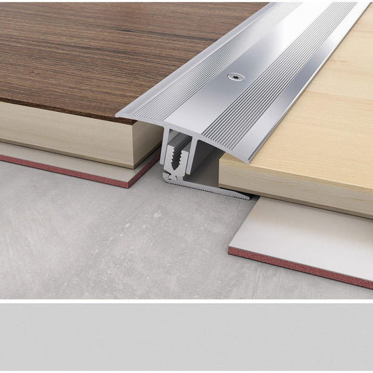Übergangsprofil Flex Typ 888 2,7m für 7-17mm silber