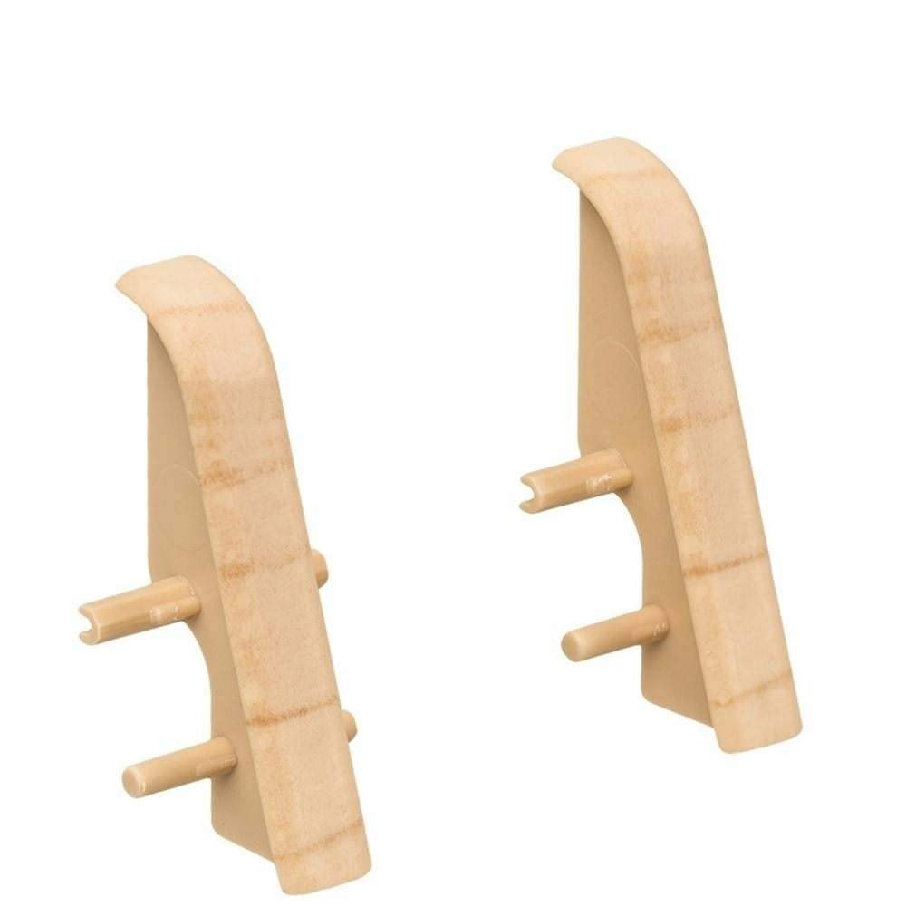 Zwischenstück Kunststoff für Stecksockelleiste 19x39mm (2 Stk./Pack) Apfel*