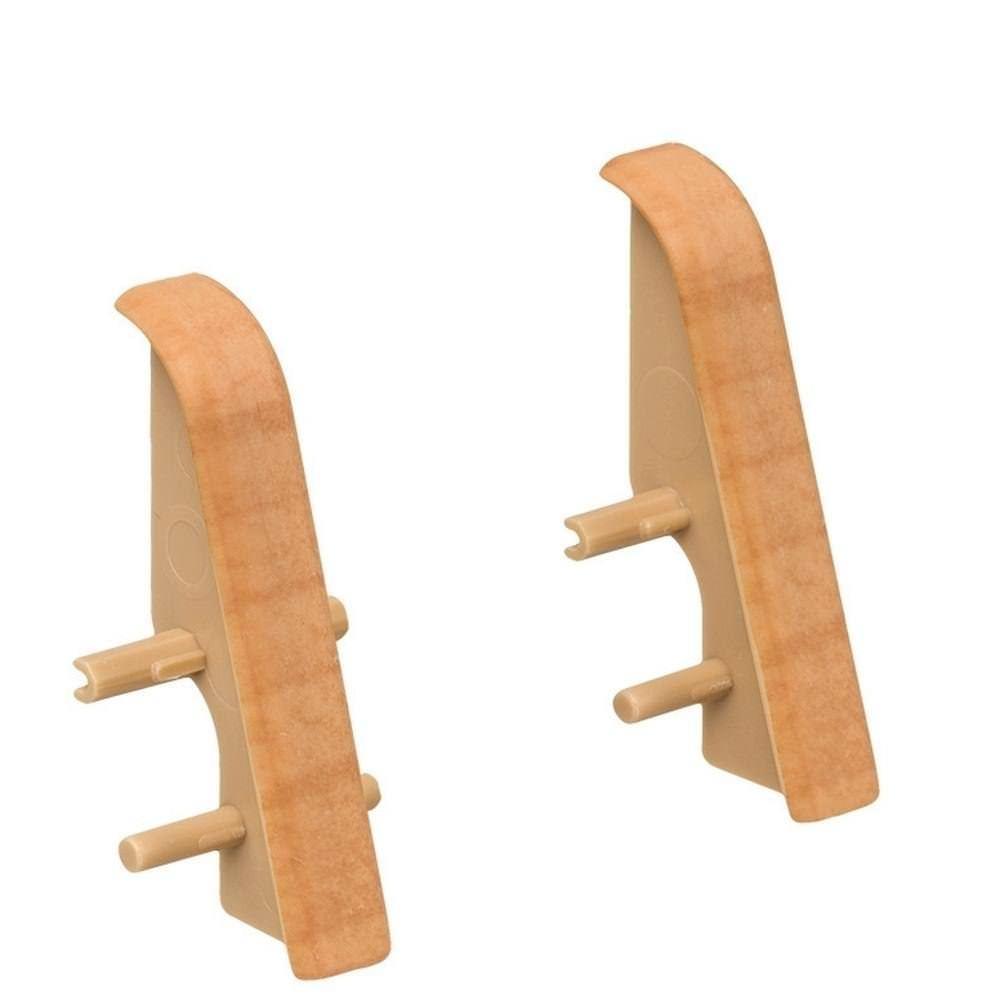 Zwischenstück Kunststoff für Stecksockelleiste 19x39mm (2 Stk./Pack) Birne golden*
