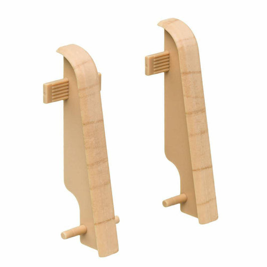Zwischenstück Kunststoff für Stecksockelleiste 19x58mm (2 Stk./Pack) Apfel*