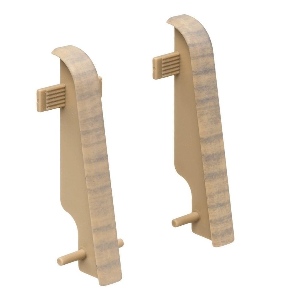 Zwischenstück Kunststoff für Stecksockelleiste 19x58mm (2 Stk./Pack) Nordic Pine*