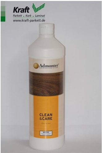 Admonter Clean & Care Weiss 1L / Reinigungs- u. Pflegemittel für Parkettböden